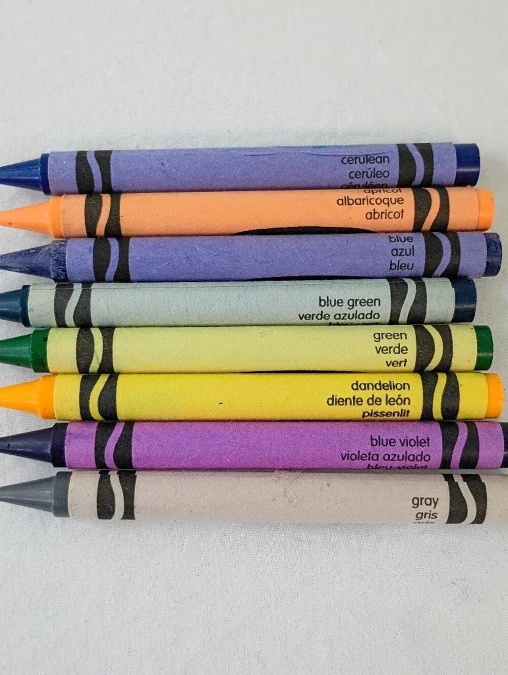 Crayola Crayons 24 Ct - Lot Of 3 Packs 2006 Nontoxic Includes Dandelion Made USA